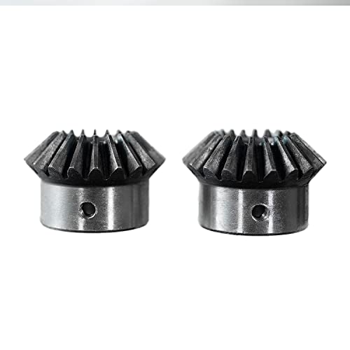 2Pcs Bevel Gear Tapered Bevel Pinion Gear Bevel Gears 2 Module 20 Teeth for Hardware Mechanical Rotation (20T 14mm Hole) - size: 20T 14mm Hole
