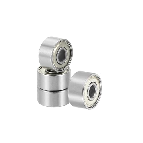 uxcell 4 Pack 692ZZ Deep Groove Ball Bearings, 1.8x6x3mm Chrome Steel Double Shield Bearing for Electric Motor, Home Appliances, Garden Machinery, (ABEC5) - size: 692ZZ