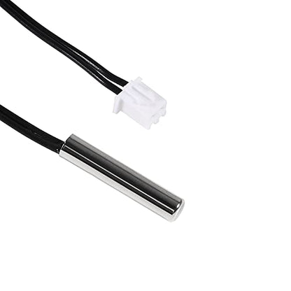 6pcs 10K Temperature Sensor Probe 1M NTC3950 Thermistor Stainless Steel Temp Sensor Probe Digital Temperature Transmitter Extension Cable