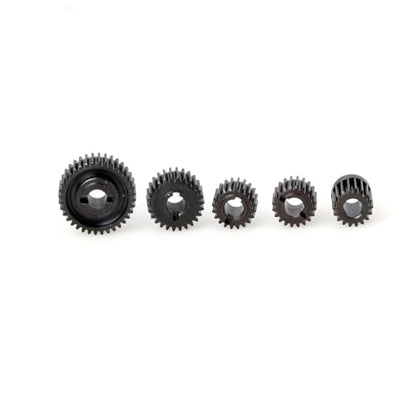 LCX Racing 1/10th RC Crawler Car Heavy Duty Hardened Steel 48P Gearbox Gear Set Transmission Gear Set for Axial SCX10 II 90046, Upgrades Parts Accessories