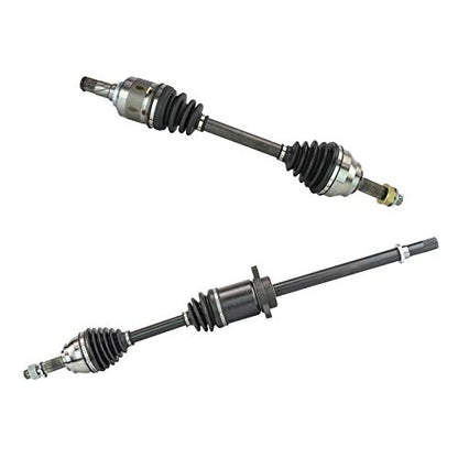 TRQ Front Driver and Passenger Side CV Axle Assembly Set 2 Piece Compatible with 2003-2007 Nissan Murano FWD - style: CSA64118