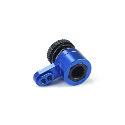 25T Servo Arm for ARRMA 1/18 Granite Grom/1/18 Typhon GROM/1/18 Mini LMT 4X4/1/18 UTB18 Capra Upgrade Parts (Blue) - color: Blue