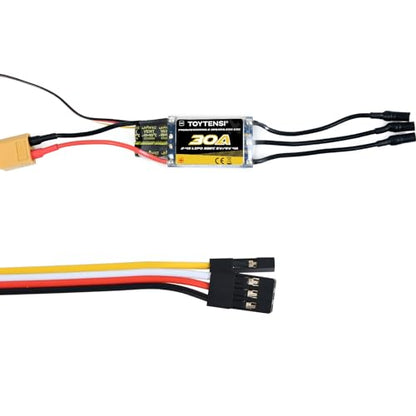30A 2–4S RC Brushless Motor ESC for RC Plane & Airplane with 5V/6V 4A SBEC