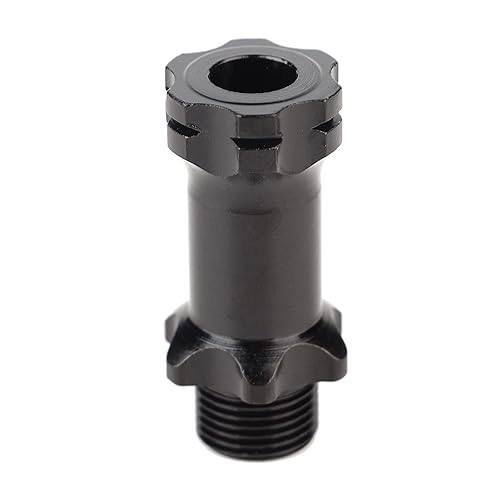 17mm Wheel Hex Hub RC Wheel Hex Drive Extension Hex Hub Adapter Wheel Hex Extension Wheel Hex Adapter for 1/8 Scale RC Cars Trucks and Upgrade Tires (Black) - color: Black