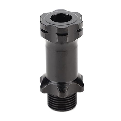17mm Wheel Hex Hub RC Wheel Hex Drive Extension Hex Hub Adapter Wheel Hex Extension Wheel Hex Adapter for 1/8 Scale RC Cars Trucks and Upgrade Tires (Black) - color: Black