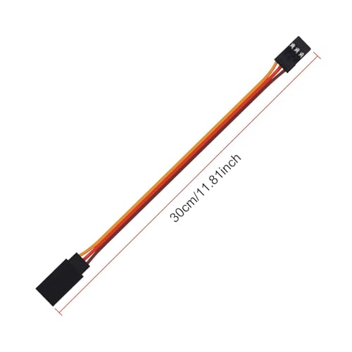 10PCS 300mm Servo Extension Cable 3-Pin Male to Female 30 Core Lead Wire Cable Connectors Control Board Remote - 30CM