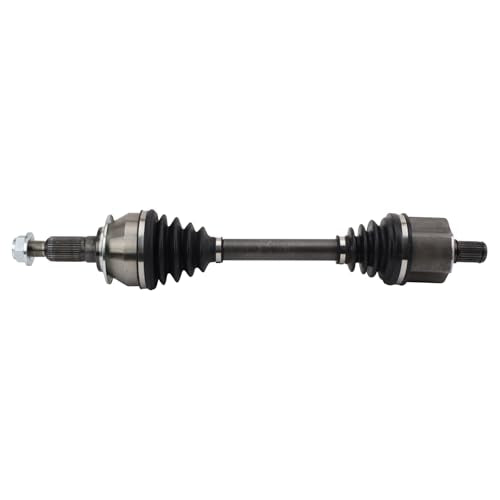 TRQ Front Left and Right CV Axle Assembly Set 2 Piece for 2019-2021 Chevrolet Silverado 1500 4WD Without Lift Package 2019-2021 GMC Sierra 1500 4WD Without Lift Package 2021-2022 Tahoe 4WD Yukon 4WD - style: CSA52058