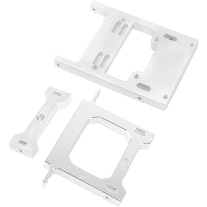 Metal Steering Servo Mount Fixed Bracket & Rear Bumper Trailer Hook Compatible with WPL B1 B14 B16 B24 B36 1/16 RC Car Upgrade Parts