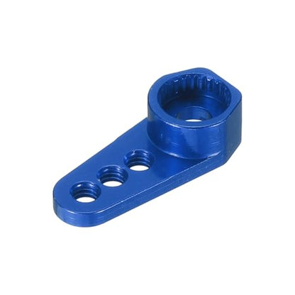 MECCANIXITY Aluminum Alloy 1/18 25T Steering Servo Arm Horn Deep Blue for DIY RC Car/Boat/Airplane Boat Accessories 2 Pcs - color: Deep Blue