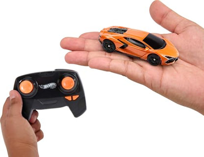Hot Wheels RC 1:64 Scale Lamborghini Revuelto, Remote-Control Toy Car