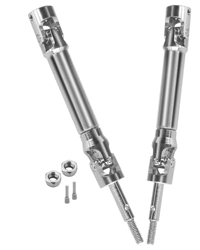 Stainless Steel Rear Drive Shaft CVD for 1/10 Rustler VXL 4X4 2WD/Stampede VXL 4X4 2WD/Hoss VXL 4X4 2WD/Slash Platinum/Ultimate/VXL 4x4 2WD RC Car,ARRCat Upgrades Part