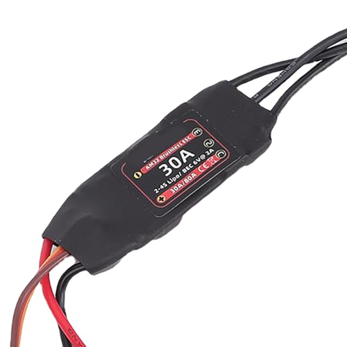 Brushless ESC, 30A Open Source RC Electronic Speed Controller for 1224 1621 2204 Outer Rotor Brushless Motor