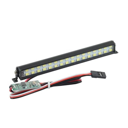 RC Light Bar 32 LED 4.02 Inch Aluminum RC Lights RC Crawler Accessories for Axial SCX10 Traxxas TRX4 TRX6 Arrma Senton Redcat GEN7 1/8 1/10 Scale Rock Crawler Truck RC Car Roof Light Kit