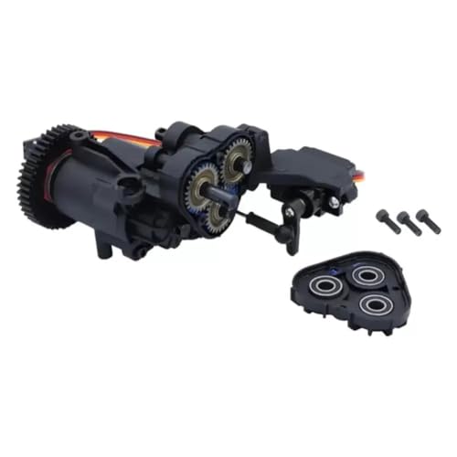 COMODO 2 Speed Transmission Gearbox with Internal Gears and Servo for 1/10 Scale RC Crawler Compatible with