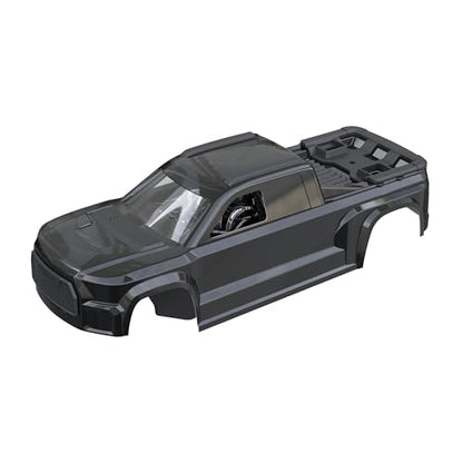 UDIRC UD1610S Replacement Body Shell, 1:16 RC Truck Body, Full Roll Cage & Realistic Cockpit, Durable PC RC Car Shell, Black, Part P16-001C - color: Black