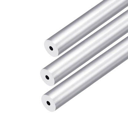DMiotech 3Pack (12mm OD x 3mm ID) 6063 Aluminum Round Tube 300mm Length Industry Metal Tubing for Machinery Frame Construction DIY Projects - size: 12mm x 3mm x 300mm