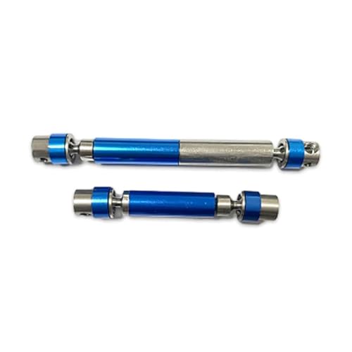 RC Transmission Shaft Compatible with HOBBYPLUS CR-18P for TRX4 for Redcat for Gen8 4WD for Rock for Van 1/18 RC Crawler Car Parts Metal Center Drive Shaft Set(Color2) - color: Color2