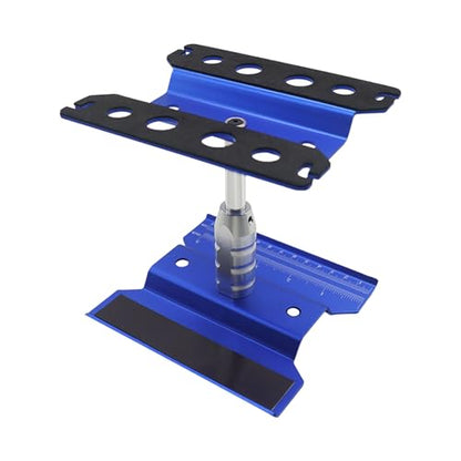 RC Car Stand RC Repair Stand 360 Degree Rotation Lift or Lower for Traxxas Redcat Arrma Axial RC4WD HSP Losi 1/8 1/10 1/12 1/16 Scale RC Crawler Car Truck Buggies (Navy Blue) - color: Navy Blue
