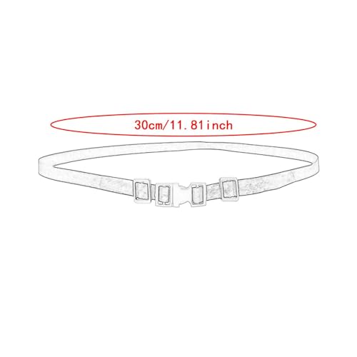 kowaku 6 Pieces Roof Rack Luggage Rope RC Crawler Accessories Roof Rack Strap RC Car Roof Rack Elastic Straps Flexible Adjustment Suitable for Remote, Black