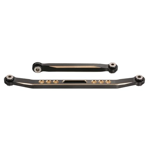 Redcat Ascent 18 8-in-1 Brass Set, 213g Black Coating Skid Plate, Steering Knuckle, Outer Portal Housing, Steering Link, Diff Cover and Servo Mount for 1/18 RC Crawler Redcat Ascent 18 Upgrades