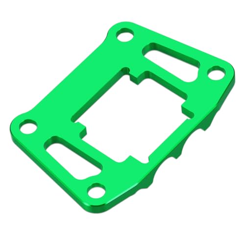 Rear Bulkhead Mount Strengthen for Tra-xxas 1/16 Mini Maxx 4WD RTR | Brushless Monster Truck Upgrades Green Aluminum 7075 Alloy - color: Green