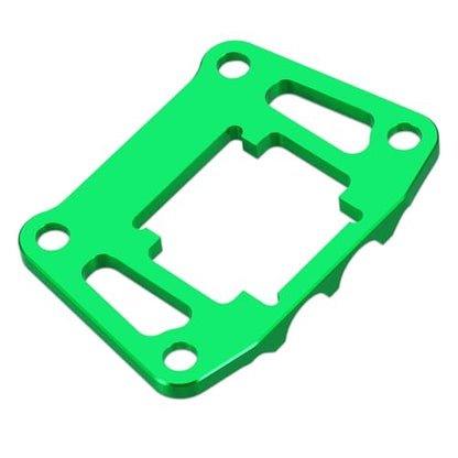 Rear Bulkhead Mount Strengthen for Tra-xxas 1/16 Mini Maxx 4WD RTR | Brushless Monster Truck Upgrades Green Aluminum 7075 Alloy - color: Green