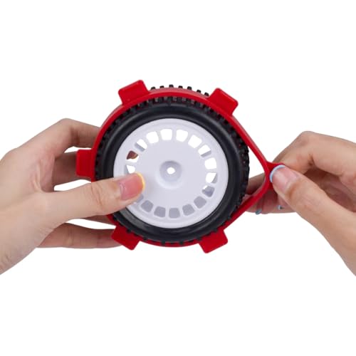 RC Upgrade Accessories for 1/8 Off Road for Buggy 1/10 Off-Road Short-Course/Stadium Truck Wheel Glue Assist 2pcs ﻿Tire Mounting Glue Bands Glueing Tool(Red) - size: Red