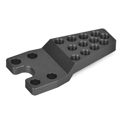 4PCS CNC Aluminum Shock Mount for TRX4 SCX10 1/10 RC Crawler | Black anodized,lightweight & durable.Adjust height & angle for optimal suspension tuning.For SCX10 II 90046, D90, D110.