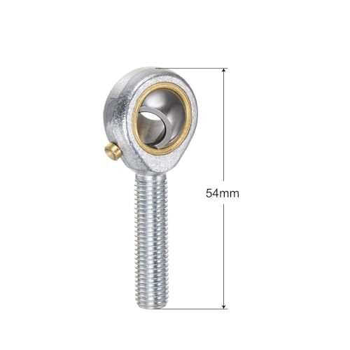 uxcell POSB5 5/16 Inch Male Rod End Bearing Set - 2pcs of 5/16-24 Left and Right Hand Thread Rod Ends with Jam Nut - size: 5/16
