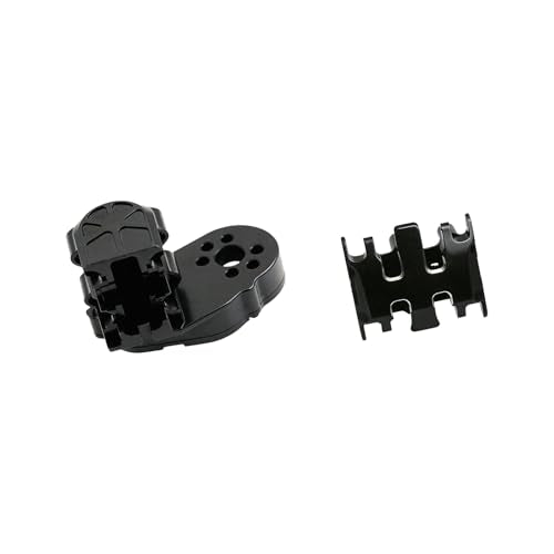 Transmission Case & Skid Plate Kit Compatible with Axial SCX30 | Aluminum Gear Box Housing & Mount Upgrade Parts,1/30 Upgrades,Easy to Install