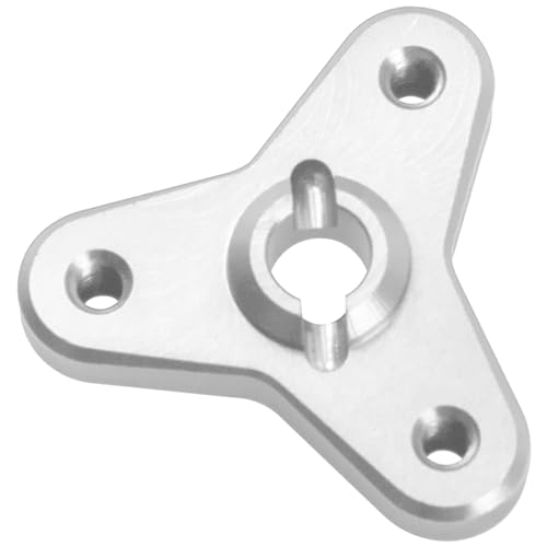 Aluminum Alloy Slipper Clutch Eliminator Compatible with Traxxas E-Maxx E-Revo Summit T-Maxx 3.3 Revo 3.3 1/10 RC Car Upgrade Parts (Silver) - color: Silver