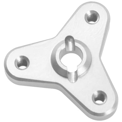 Aluminum Alloy Slipper Clutch Eliminator Compatible with Traxxas E-Maxx E-Revo Summit T-Maxx 3.3 Revo 3.3 1/10 RC Car Upgrade Parts (Silver)
