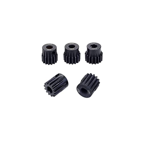 OGRC Pinion Gear 5mm 32p Pinion 13T 14T 15T 16T 17T Hardened Metal Pinion Motor Gear Set for RC Buggy Car Monster Truck(Compatible with 0.8 Metric Pitch)