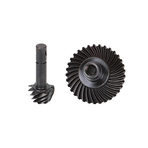 Heavy Duty Bevel Helical Overdrive Gear RC Car Bevel Gear 8T 24T/27T/30T/33T AR44 for 1/10 RC Rock Crawler Axial SCX10 II Axle Portal Spare Parts (33T 8T) - size: 33T 8T