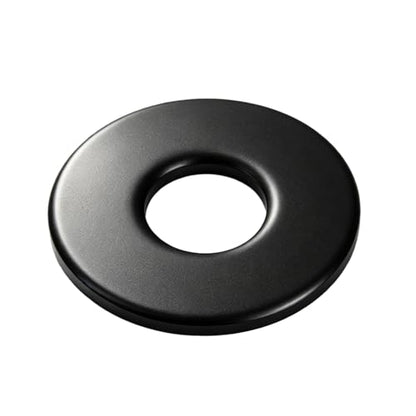 ZQZ 138Pcs 1/4" x 7/10" Flat Washers, 304 Stainless Steel Fender Washers, Black Finish, Standard Stainless Steel Washers for Screws - size: B-1/4" x 7/10"-138 Pieces