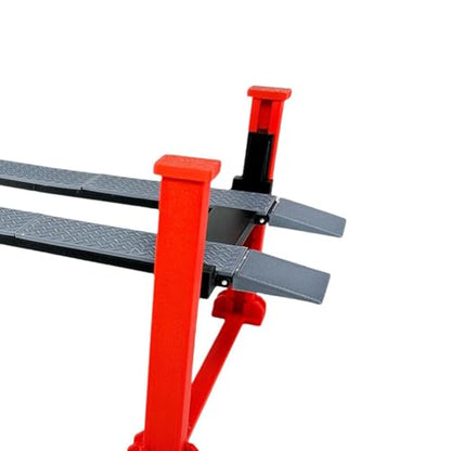 Yiju RC Car Stand RC Car Repair Work Stand RC Manual Lift Table Model Car Repair Station PP Material Suitable for Model Car Enthusiasts Garage Display Auto, Four Post - color: Four Post