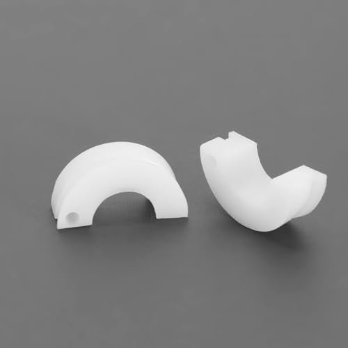 2 Sets Plastic RC Clutch Clutch Shoes with Spring Adjustment for Remote Controlled Nitro HSP 1/10 Car Replacement Accessories White
