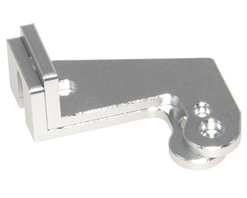 Gearbox Mount Bracket Compatible with Tamiya Clodbuster Upgrade Bullhead Monster Truck RC Car Aluminum Gear Box Holder Parts(Silver)