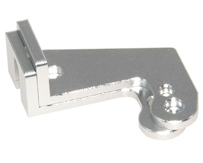 Gearbox Mount Bracket Compatible with Tamiya Clodbuster Upgrade Bullhead Monster Truck RC Car Aluminum Gear Box Holder Parts(Silver)