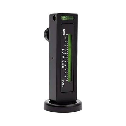 Adjustable Magnetic Car Gauge Tool, Vehicle Camber Castor Strut Wheel Alignment Instrument, Automotive Tire Gauge Repair Tool Accessories, Universal for SUV, Sedan, Truck (Black) - color: Black