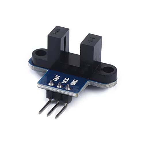 Teyleten Robot IR Infrared Slotted Optical Optocoupler Module Speed Measuring Sensor 3.3V to 5V Photo Interrupter Sensor for Arduino 10pcs