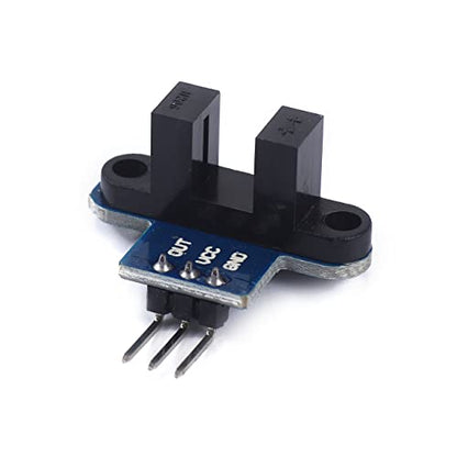 Teyleten Robot IR Infrared Slotted Optical Optocoupler Module Speed Measuring Sensor 3.3V to 5V Photo Interrupter Sensor for Arduino 10pcs