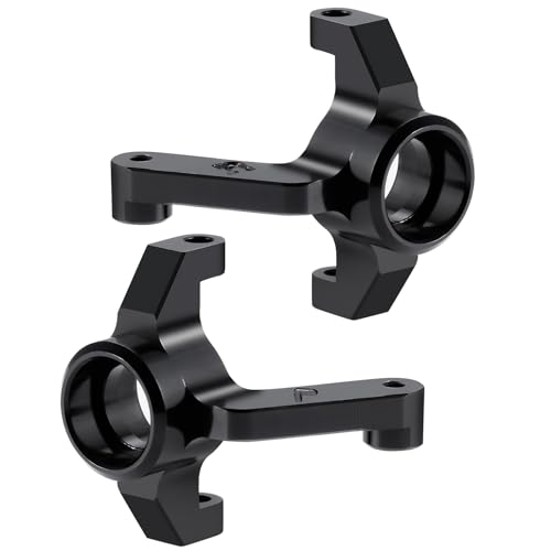 RC Aluminum Front Steering Knuckles Caster Blocks C Hubs Carriers for 1/24 Buggy Losi Micro-B Upgrades (Front Steering Cup & Caster Block) - color: Front Steering Cup & Caster Block