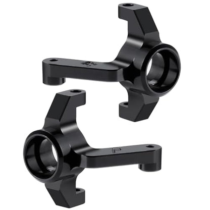RC Aluminum Front Steering Knuckles Caster Blocks C Hubs Carriers for 1/24 Buggy Losi Micro-B Upgrades (Front Steering Cup & Caster Block) - color: Front Steering Cup & Caster Block