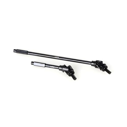 LCX Racing 1/8 RC Crawler Hard Steel Heavy Duty AF16P Front Rear Axle Internal CVD Drive Shaft Set for RC Crawler Car Axial AXP8 Gilamon 2.2, Upgrades Parts Accessories (Front Axle Shaft)