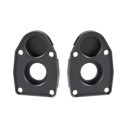 Aluminum Portal Steering Knuckle Caps Portal Cover for SCX10 III AR45P Capra F9 Supershafty CP44 CP43 Portal Axle (Black)
