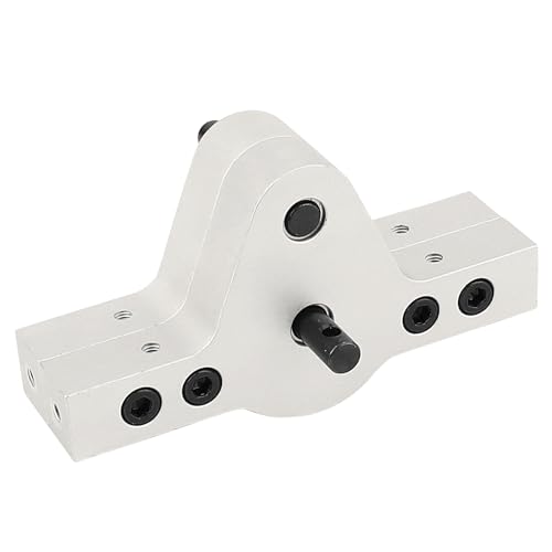 CNC Aluminum D90 Transfer Case Gearbox for 1/10 RC Car Crawler RC4WD Defender 90 TF2 Axial SCX10 Chassis Upgrade Parts (Silver) - color: Silver