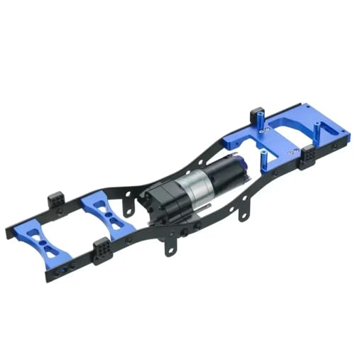 RC Car Chassis Frame for WPL C14 C24 1/16 Metal Body Wheelbase Assemble Shell Frame for Chassis Kit RC Car Truck Upgrade Parts(Blue) - color: Blue