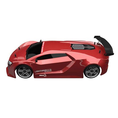 Redcat Racing Lightning EPX RC Drift Car 1/10 Scale 4WD with 2.4GHz Radio, 19T Brushed Motor, Tunable Suspension, Remote Control Car with Battery and Charger - Metallic Red