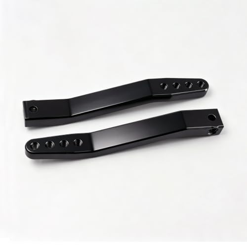 Metal Rear Sway Bar Anti-Roll Kit for 1/10 RC Rock Crawler (Black) - color: Black